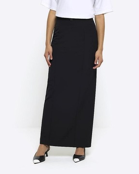 MAXI SPÓDNICA AN9 NG3__XL RIVER ISLAND CZARNA PROSTA