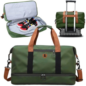 TORBA PODRÓŻNA BAGAŻ PODRĘCZNY SPORTOWA DAMSKA MĘSKA NA RAMIĘ POJEMNA