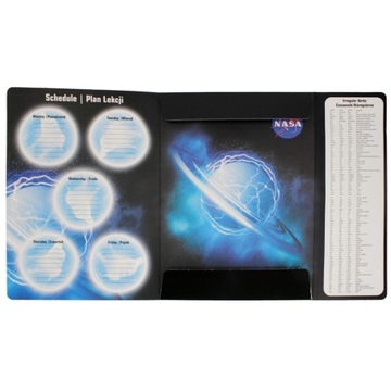 КОРОБКА ДЛЯ ЧЕРТЕЖА С ЛАСТИКОМ A4 SPACE NASA GALAXY