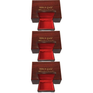 KARTY DO GRY VINTAGE DREWNO RZEMIOSŁO POKER ETUI 6 SZT