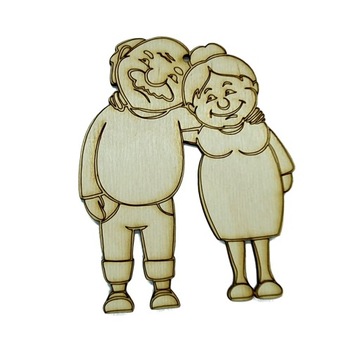 Zawieszka dzień babci i dziadka 11cm babcia i dziadek prezent