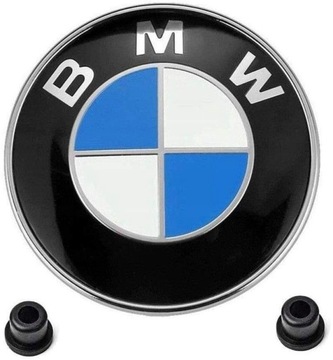 EMBLEMAT BMW CARBON 82MM (MASKA,KLAPA TULEJKI)
