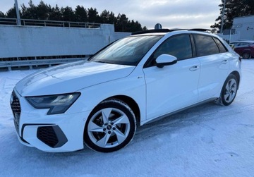 Audi A3 8Y 2022 Audi A3 Sportback salon PL FV VAT 23 S Line panorama 1.5 Hybryda, zdjęcie 1
