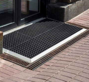 РЕЗИНОВЫЙ АЖУРНЫЙ ДВЕРНОЙ КОВРИК ВНЕШНИЙ ВНУТРЕННИЙ ТОЛСТЫЙ 50X100