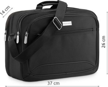 Pánska taška cez rameno pre prácu poštárka silná priestranná pre notebook ZAGATTO