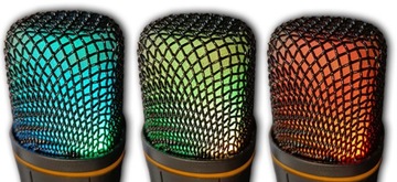 МИКРОФОН ДЛЯ КОМПЬЮТЕРНОЙ СТУДИИ ДЛЯ ГЕЙМЕРОВ, КАЧЕСТВЕННЫЙ ПОП-ФИЛЬТР С RGB ПОДСВЕТКОЙ