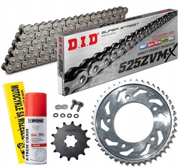 ZESTAW NAPĘD-OWY DID HONDA XL 650 V TRANSALP 00-07