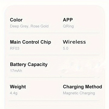 Фитнес-трекер Smart Ring Тренировка SmartRing, шаги, расстояние, калории