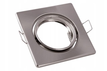 НАБОР 6x СВЕТОДИОДНЫХ галогенных ХРОМОВЫХ КВАДРАТНЫХ СВЕТИЛЬНИКОВ 10 Вт