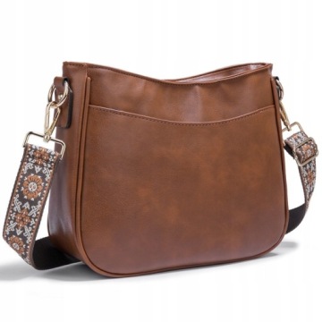 ЖЕНСКАЯ СУМКА КОРИЧНЕВАЯ ЭЛЕГАНТНАЯ ВМЕСТИТЕЛЬНАЯ ПЛЕЧЕВОЙ РЕМЕНЬ КОРИЧНЕВЫЙ