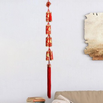 Кулон «Год Дракона» Кулон «Китайский Новый год» Красный Длина 70 см Ширина 4 см