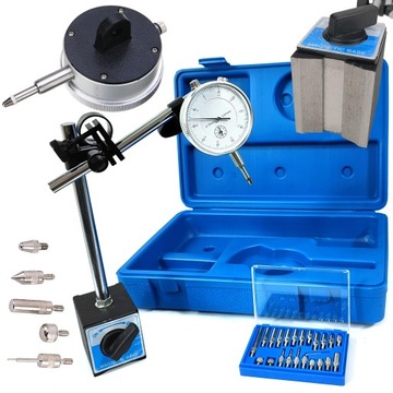 CZUJNIK ZEGAROWY STATYW MAGNETYCZNY ZESTAW