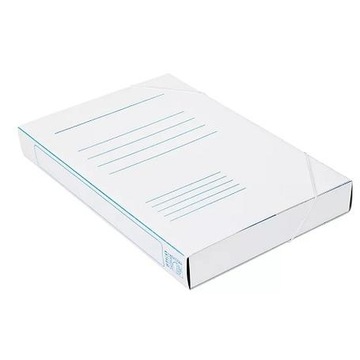 TECZKA Z GUMKĄ BIAŁA BIGO BOX 40