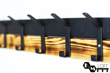 Промышленная настенная вешалка Loft Hardway 60 см.