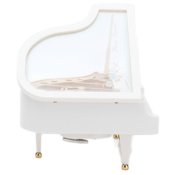 Мини-ретро классическая музыкальная шкатулка с поворотным пианино