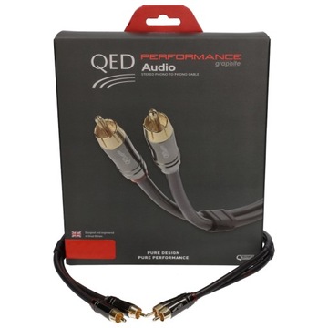 Qed Performance Graphite 2RCA Cinch QE6101 - 1.0m