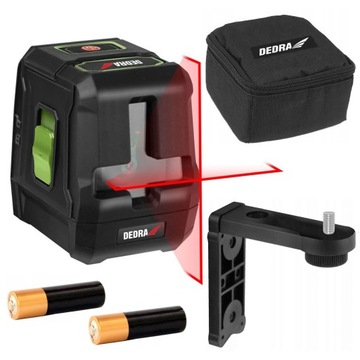 DEDRA Красный перекрестный лазерный луч 20 м MC0901