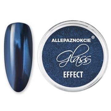 Pyłek lustrzany glass effect NAVY