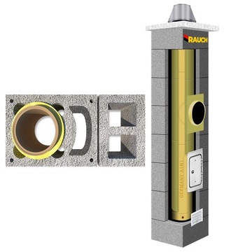 System kominowy RAUCH 6 m komin fi 200 systemowy