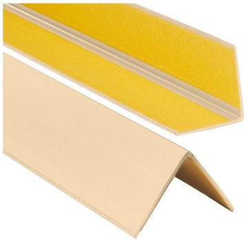 KĄTOWNIK PCV 50x50 Listwa Narożna KREMOWOWY 100cm Narożnik Ochronny