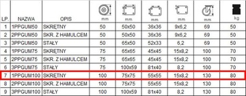 Шкаф-полка на тележке Circle fi 100 стол 1PPGUM100