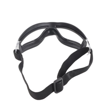 Okulary ochronne dla dzieci AntiSpittle Kid Antifog Transparent (czarne)