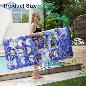 НАДУВНОЙ БОЛЬШОЙ МАТРАС-КРЕСЛО ДЛЯ ЗАГАРАНИЯ С ПОДУШКОЙ ДЛЯ ГОЛОВЫ