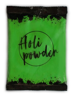 Holi Powder kolorowy proszek HOLI Festiwal kolorów ZIELONY