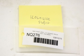 NQ276 OPEL CORSA F 1.2I KOLEKTOR SACÍ/ZBĚRNÉ