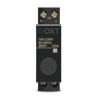 OXT Sterownik 32A 19mm DIN WiFi TUYA