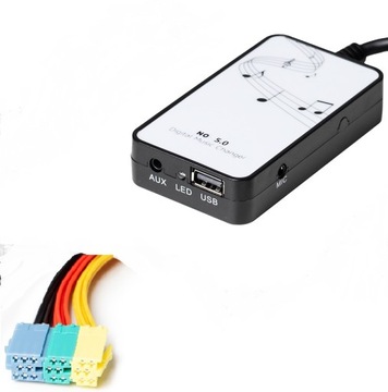 ZMIENIARKA ADAPTER BT USB FLAC AUDI CHORUS CONCERT SYMPHONY NAVIGATION PLUS