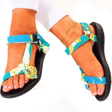 САНДАЛИИ ЖЕНСКИЕ СПОРТИВНЫЕ САНДАЛИИ НА VELCRO BOW