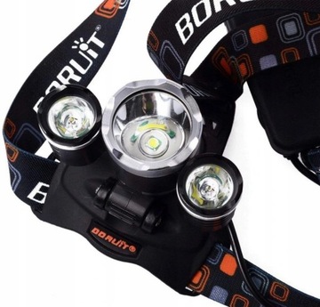 Фара HEAD LAMP 3 x LED T6 CREE 2x 18650