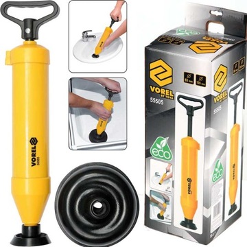 Przepychacz pompka do udrażniania rur kanalizacji