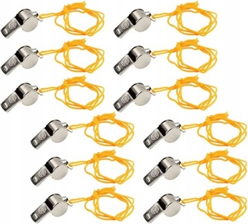 12PCS Bezpieczeństwo gwizdek z Lanyard Profession