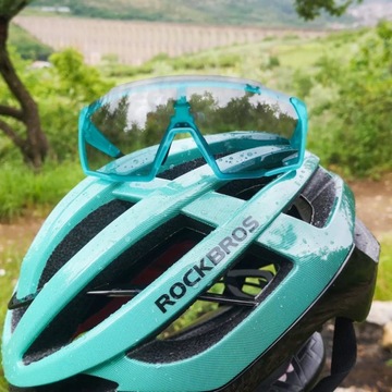 Рокброс фотохромные велосипедные очки + UV400 Filter Blue SP22BL Case