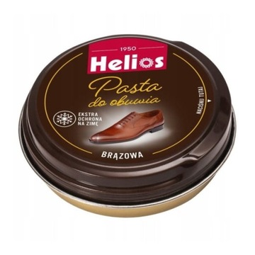 Helios Pasta do obuwia brązowa 40ml