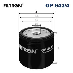 FILTR OLEJE FILTRON OP643/4