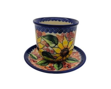 ЧАШКА И СОУС - КЕРАМИКА БОЛЕСЛАВЕЦ