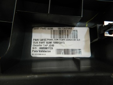 KRYT PÁSY ZADNÍHO PRAHU DODGE JOURNEY FREEMONT