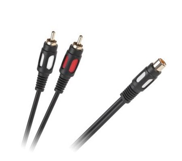 ROZGAŁĘŹNIK ROZDZIELACZ SYGNAŁU Y RCA CINCH 0,25M