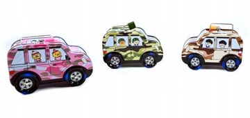 АВТОМОБИЛЬНАЯ МЕТАЛЛИЧЕСКАЯ КОПИЛКА С ЗАМКОМ РАЗНЫХ ЦВЕТОВ