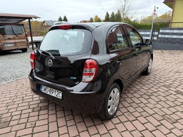 Nissan Micra IV Hatchback 5d 1.2 80KM 2011 Nissan Micra TYLKO 134tyśkm 1WŁAŚCICIEL 1.2B CLIMATRONIC 2011 ZADBANA Tekna, zdjęcie 3