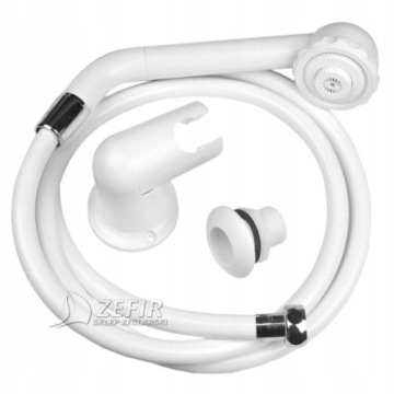 PRYSZNIC JACHTOWY Z UCHWYTEM WHITE 1,5m- 03252