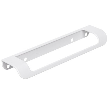 UCHWYT KRAWĘDZIOWY BIAŁY MAT roz.96mm,roz.160mm