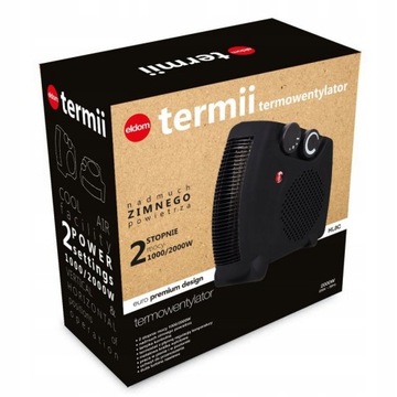 ВЕНТИЛЯТОР ELDOM ЧЕРНЫЙ HL8C