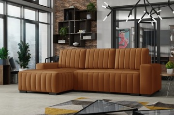 elegancki narożnik PANAMA pikowana sofa do salonu