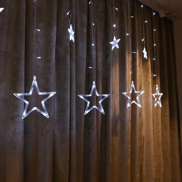 Светодиодная звездная световая завеса, холодный белый