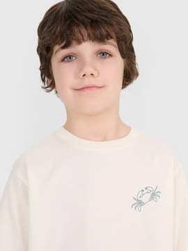 KOSZULKA CHŁOPIĘCA 4F OVERSIZE T-SHIRT DZIECIĘCY ZESTAW 3SZT. 152