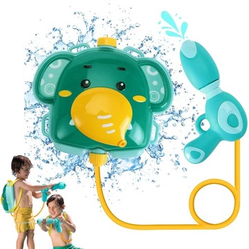 ВОДЯНЫЕ ПИСТОЛЕТЫ С РЮКЗАКОМ ДЛЯ СКИРТА ДЛЯ ДЕТЕЙ СО СЛОНИКОМ ПОДАРОК ​​ДЛЯ ДЕТЕЙ